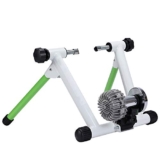 ZXCVBNAS Bike Trainer Stand, Fermo Magnetico Ciclo della Bici Stand Indoor Esercizio Formazione – Riduzione di Rumore con Ruota Anteriore Riser Block per 26 “-28” Mountain Bike