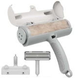 Zivacate Togli Peli Animali Rullo, [Manico Esteso e Spazzata più Ampia] Animali Domestici peli Rimozione, Riutilizzabile Levapelucchi, Rullo peli Animali(grigio chiaro)