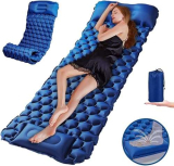 Zodight Materassino Campeggio – 200 CM Materassino Autogonfiante con Pompa a Piede – Materassino Gonfiabile Ultraleggero & Impermeabile per con Zaino in Spalla, Escursionismo e Viaggi