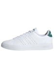 adidas Advantage 2.0 Shoes, Scarpe Uomo, Cloud White/Core Black/Green, 45 1/3 EU