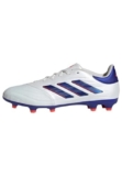 adidas Copa Pure II League Football Boots Firm Ground, Scarpe da Calcio Unisex-Adulto, Cloud White/Lucid Blue/Solar Red, 42 EU