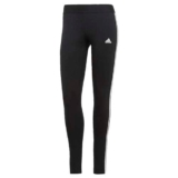 adidas Donna 3 Stripes Leggings, Black/White, M