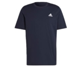 adidas Essentials Single Jersey Embroidered Small Logo Short Sleeve T-shirt, Legend Ink, L Uomo