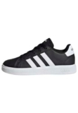adidas Grand Court Lifestyle Tennis Lace-up Shoes, Sneaker Unisex – Bambini e ragazzi, Core Black Cloud White Core Black, 38 EU