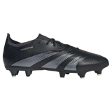 adidas Predator League Football Boots Soft Ground, Scarpe da Calcio Unisex-Adulto, Core Black/Carbon/Core Black, 42 EU