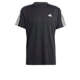 adidas Uomo Train Essentials 3-Stripes Training Tee, Black/White, M