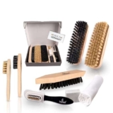 biped Set Classic di spazzole per le scarpe – Spazzole per la cura delle scarpe in pelle liscia e scamosciata – Set di spazzole per la pulizia delle scarpe in pelle lucida e scamosciata z2463