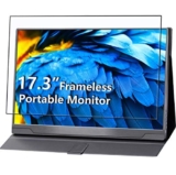 cocopar Monitor portatile – Aggiornato 17,3 pollici 1080P FHD IPS HDR 100% sRGB FreeSync USB-C Gaming Monitor con Type-C Mini HDMI per Xbox PS4 Laptop PC Mac Surface, VESA montabile