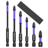 fayarrd Set di Punte Magnetiche per Trapano – 6 Pezzi Punte Avvitatrici | Estrattore di Precisione Antiscivolo per Uso Domestico, Fai da Te, Elettricista, Montaggio Mobili, Elettronica e Riparazioni
