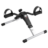 himaly F-Bike Mini Cyclette Pieghevole Pedaliera Riabilitativa Bici Pedale Regolabile Allenatore Braccia e Gambe Fit Bicicletta Fitness Display Lcd Per Anziani Disabili Con Rilievo Antisdrucciolevole