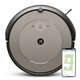 iRobot Roomba I1152 Robot Aspirapolvere Connesso, Due Spazzole In Gomma Multisuperficie, Suggerimenti Personalizzati, Compatibile Con Assistente Vocale, Ideale Per Animali Domestici, Tortora