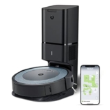 iRobot Roomba I3+552 Robot Aspirapolvere Connesso, Mappatura Intelligente, Due Spazzole In Gomma Multisuperficie, Wi-fi, Compatibile Con Assistente Vocale, Tecnologia Imprint, 0.4 L, Grigio/Blu