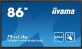 iiyama Prolite TE8614MIS-B2AG 217,4 cm 85,6″ VA LED grande formato Display 4K UHD 50 punti touch PureTouch IR+ HDMI DP USB-C USB3.0/2.0 RS-232c RJ45 HDMI-Out 7H slot OPS WiFi Android OS AntiGlare 24/7