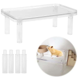 lemgyiamz Piattaforma Di Criceto Per Gabbia – Animale Domestico Piccoli Animali Set Accessori Criceti Bastoni Perch Stand Giocattolo Forniture Domestici Tabella Giunti In Plastica Rimovibili