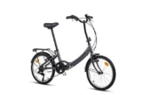 moma bikes Bicicletta Pieghevole First Class 20″, Alluminio, SHIMANO 6v, Sella Comfort