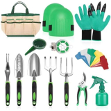 penobon Attrezzi Giardinaggio, 13 pezzi in Acciaio Inossidabile Set Giardinaggio con Borsa da Giardino, Regali per Gli Appassionati di Giardinaggio