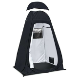 riggoo – Tenda per WC pop up, portatile, per campeggio, privacy, spogliatoio, spiaggia, pesca, escursionismo, riparo dal sole (protezione UV)