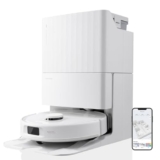roborock Qrevo S Robot Aspirapolvere e Lavapavimenti, potenza di 7000 Pa, 45 Decibel Asciugatura a basso rumore, Doppio panno rotante, Evitamento ostacoli 3D(Bianco)