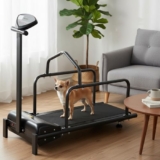 vanenferse Macchina da Corsa per Animali Domestici per Esercitazioni di Piccoli, Attrezzatura per Esercizi per Animali Domestici, Intervallo di velocità 0,8-6 Km/H, Tapis Roulant Interno