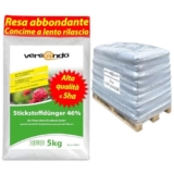 versando 500 kg di concime azotato fino a 5ha: 46% di azoto UREA per prati, ortaggi, fiori dalla primavera all’autunno, crescita rigogliosa delle foglie ed effetto a lungo termine – qualità superiore